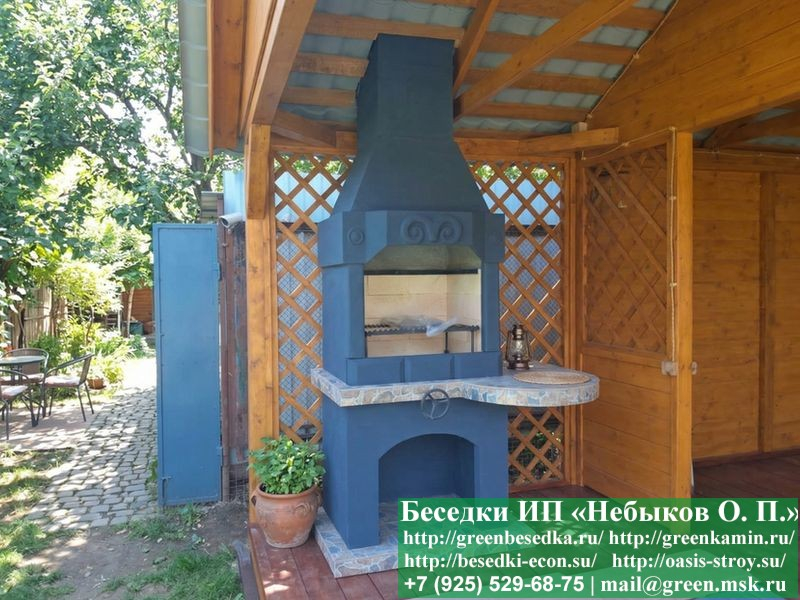 Беседка С Хозблоком Для Дачи, Дома 3х7. Вариант № 1 - Фото № 16 Беседка С Хозблоком Для Дачи, Дома 3х7. Вариант № 1 - Фото № 16