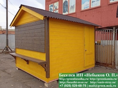 Торговый ярмарочный домик 3х3 — купить с монтажом в Москве и областях 2